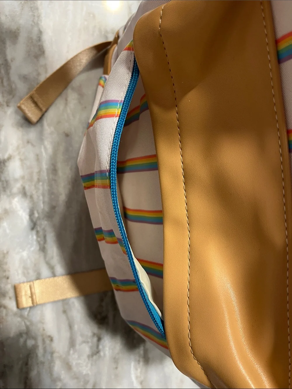 Moriah Elizabeth full size rainbow backpack